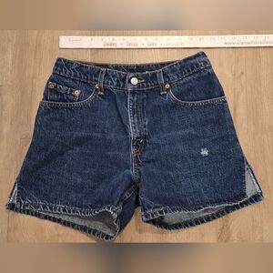 Vintage Levi's Denim Shorts ~ Summer Retro Jeans Size 9 Junior, Cut-Offs, Levi